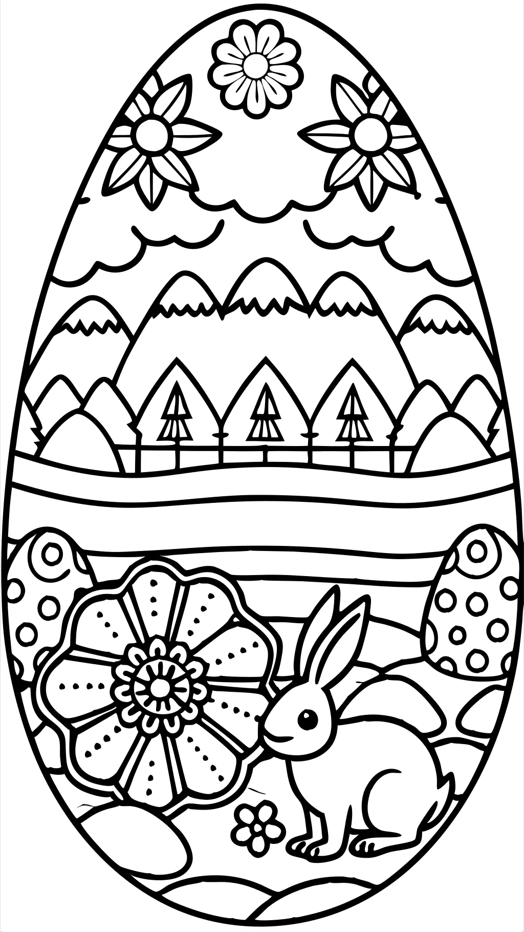 adult coloring pages easter